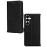 Mobilize Wallet Samsung Galaxy S26 Plus Hoesje Echt Leer Bookcase Portemonnee - Zwart