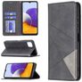 Mobigear Rhombus Slim Samsung Galaxy A22 5G Hoesje Bookcase - Zwart
