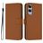 Mobigear Urban Wallet Samsung Galaxy S25 Edge Hoesje Bookcase Portemonnee - Bruin