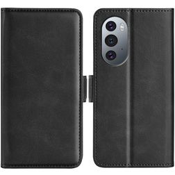 Mobigear Slim Magnet Motorola Edge X30 Hoesje Bookcase Portemonnee - Zwart