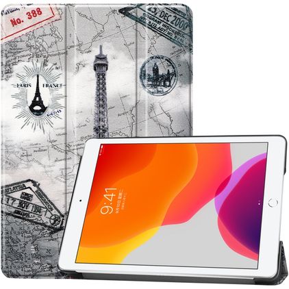 Mobigear Tri-Fold iPad 7 (2019) Hoes Bookcase - Eiffeltoren