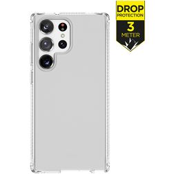 ITSkins SpectrumClear-R Doorzichtig Samsung Galaxy S23 Ultra Hoesje Flexibel TPU Backcover Shockproof - Transparant