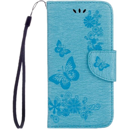 Mobigear Butterfly Samsung Galaxy A5 (2017) Hoesje Bookcase Portemonnee - Blauw
