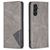 Mobigear Rhombus Slim Samsung Galaxy A56 Hoesje Bookcase - Grijs