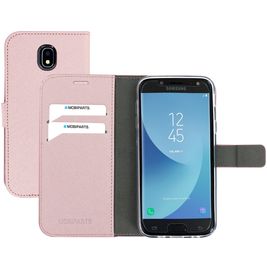 Mobiparts Saffiano Wallet Samsung Galaxy J5 (2017) Hoesje Bookcase Portemonnee - Roze