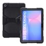 Xccess Survivor Essential Samsung Galaxy Tab S10 FE Hoes Hard Kunststof,Siliconen Backcover + Standaard - Zwart