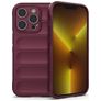 Mobigear Bumpy iPhone 14 Pro Hoesje Flexibel TPU Backcover - Bordeaux Rood