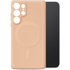 My Style Protective Flex Samsung Galaxy S25 Ultra MagSafe Hoesje Flexibel TPU Backcover - Soft Pink