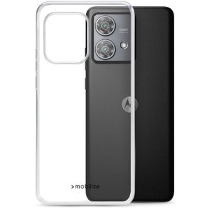 Mobilize Gelly Doorzichtig Motorola Edge 40 Neo Hoesje Flexibel TPU Backcover - Transparant