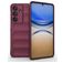 Mobigear Bumpy Samsung Galaxy S26 Plus Hoesje Flexibel TPU Backcover - Wine Red