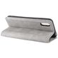 Mobigear Retro Slim Xiaomi Redmi 9A Hoesje Bookcase Portemonnee - Grijs