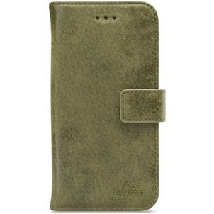 My Style Flex Wallet iPhone 13 Pro Max Hoesje Bookcase Portemonnee - Olive