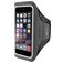 Mobiparts Comfort Fit Telefoonhouder Hardlopen iPhone 7 Plus Sport Hoesje Neopreen Sportarmband - Zwart
