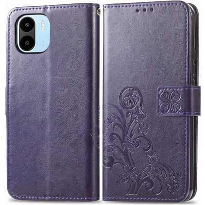 Mobigear Clover Xiaomi Redmi A1 4G Hoesje Bookcase Portemonnee - Paars