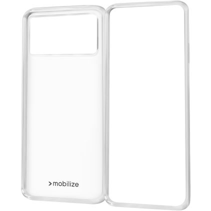 Mobilize Gelly Doorzichtig Samsung Galaxy Z Fold 7 Hoesje Flexibel TPU Backcover - Transparant
