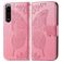 Mobigear Butterfly Sony Xperia 5 IV Hoesje Bookcase Portemonnee - Roze