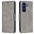 Mobigear Excellent Samsung Galaxy A37 Hoesje Bookcase Portemonnee - Grijs