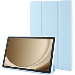 Mobigear Tri-Fold Gel Samsung Galaxy Tab A9 Plus (2023) Hoes TPU,Kunstleer Bookcase - Blauw