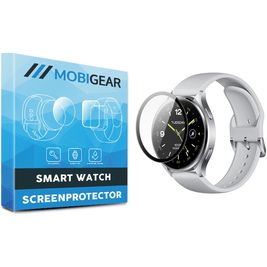 Mobigear Xiaomi Watch 2 Screenprotector Folie - Case Friendly - Zwart