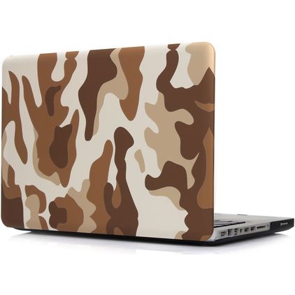 Mobigear Design MacBook Pro 14 Inch (2021-2026) Hoes Hardshell Laptopcover MacBook Case - Desert Camauflage - Model A2442 / A2779 / A2918 / A2992 / A3401 / A3112 / A3434 / A3427 / A3426