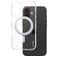 CARE by PanzerGlass Feature Case iPhone 16 MagSafe Hoesje Hardcase Backcover - Transparant / Zilver