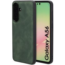 Mobiparts Classic Samsung Galaxy A56 MagSafe Hoesje TPU,Kunstleer Backcover - Emerald Green