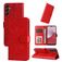 Mobigear Sunflower Samsung Galaxy A14 Hoesje Bookcase Portemonnee - Rood