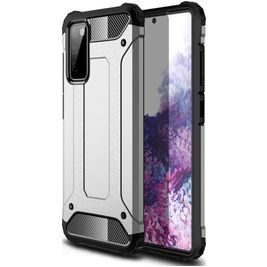 Mobigear Outdoor Samsung Galaxy S20 FE Hoesje Hardcase Backcover Shockproof - Zilver