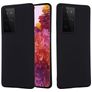 Mobigear Rubber Touch Samsung Galaxy S21 Ultra Siliconen Hoesje Backcover - Zwart