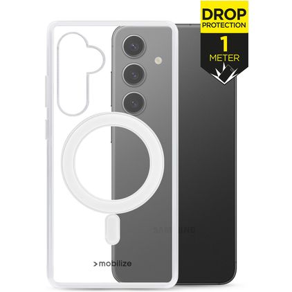 Mobilize Naked Protection Doorzichtig Samsung Galaxy S24 MagSafe Hoesje Hardcase Backcover Shockproof - Transparant