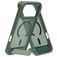 Mobiparts Hardcover iPhone 18 Pro Max MagSafe Hoesje Hardcase Backcover met Standaard - Satin Green