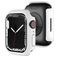 Mobigear Colors Dun Apple Watch - 45 mm Hardcase Hoesje - Wit