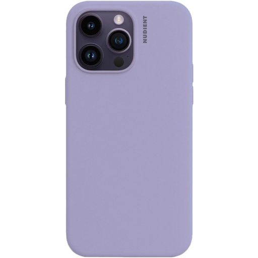 Nudient Base iPhone 14 Pro Max Siliconen Hoesje Backcover - Soft Purple