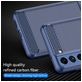 Mobigear Brushed Slim Samsung Galaxy S21 FE Hoesje Flexibel TPU Backcover - Rood