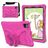 Mobigear Butterfly iPad Air 11 Inch (2025) Hoes EVA Schuim Backcover + Schouderband + Standaard - Magenta