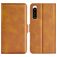 Mobigear Slim Magnet Sony Xperia 5 IV Hoesje Bookcase Portemonnee - Cognac