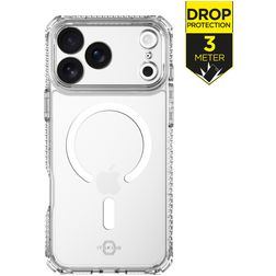 ITSKINS Level 2 HybridMagClear R Doorzichtig iPhone 17 Pro Max MagSafe Hoesje Hardcase Backcover Shockproof - Transparant