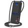 Mobigear Lanyard Card Samsung Galaxy S24 FE Siliconen Hoesje met koord en Pasjeshouder - Zwart