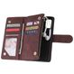 Mobigear Zipper Samsung Galaxy A41 Hoesje Bookcase Portemonnee - Bruin