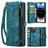 Caseme 008 iPhone 14 Pro Max Hoesje Uitneembare 2in1 Bookcase Portemonnee - Blauw
