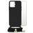 Mobilize Lanyard Gelly iPhone 13 Pro Max Flexibel TPU Hoesje met koord - Zwart