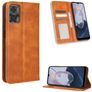 Mobigear Sensation Motorola Moto E22i Hoesje Bookcase Portemonnee - Bruin