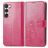 Mobigear Clover Samsung Galaxy A54 Hoesje Bookcase Portemonnee - Magenta