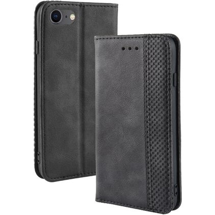 Mobigear Sensation iPhone 8 Hoesje Bookcase Portemonnee - Zwart