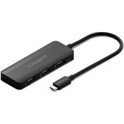 Cygnett Unite 3-in-1 USB-C naar HDMI Hub 0,15 m - Zwart