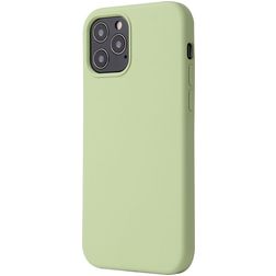 Mobigear Rubber Touch iPhone 12 Mini Siliconen Hoesje Backcover - Pastelgroen