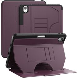 Mobigear Magnetic Folio iPad Air 11 Inch (2024) Hoes Bookcase + Stylus Houder - Paars