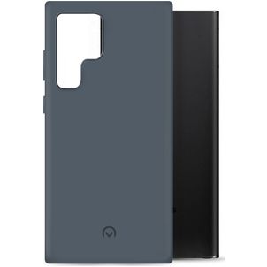 Mobilize Rubber Gelly Samsung Galaxy S22 Ultra Hoesje Flexibel TPU Backcover - Matt Blue