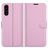 Mobigear Classic Sony Xperia 10 III Hoesje Bookcase Portemonnee - Roze