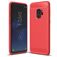 Mobigear Brushed Slim Samsung Galaxy S9 Hoesje Flexibel TPU Backcover - Rood